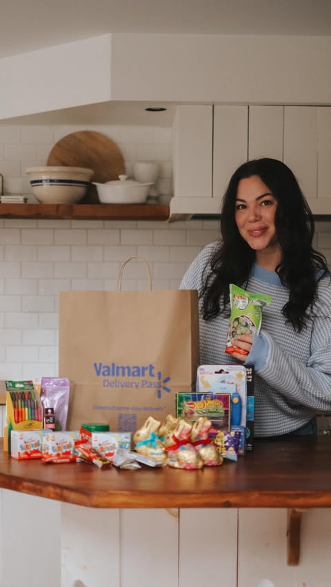Instagram post by an influencer for Walmart Canada. Caption reads: [...] in under 2 hours with @walmartcanada! #ad....