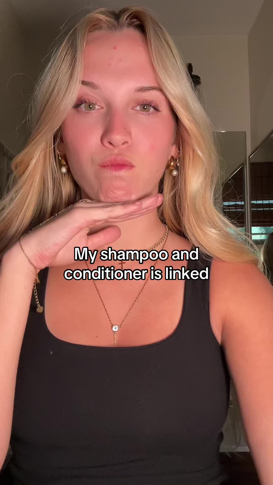 TikTok post by @cassidy_frederick for BondiBoost. Caption reads: @BondiBoost #fyp #hair #hairtok [...].