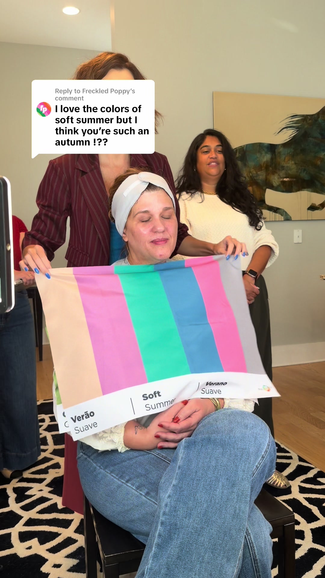 TikTok post by @authenticallylori for Freckled Poppy. Caption reads: Replying to @Freckled Poppy I thought so too but....