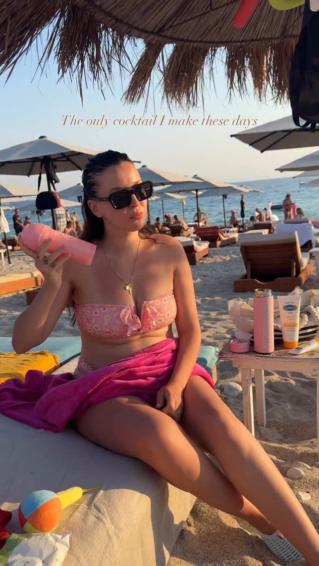 Instagram post by @franceska.hysi for Twistshake. Caption reads: Nga Margaritas në Milkgaritas me....