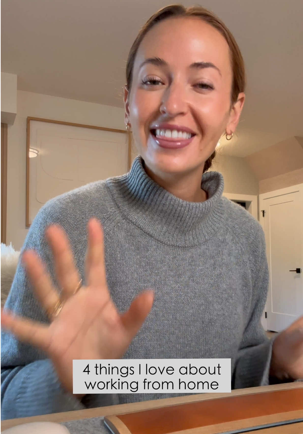 TikTok post by @loewhaley for Earth’s Own. Caption reads: #EarthsOwnPartner homemade coffee hits different....