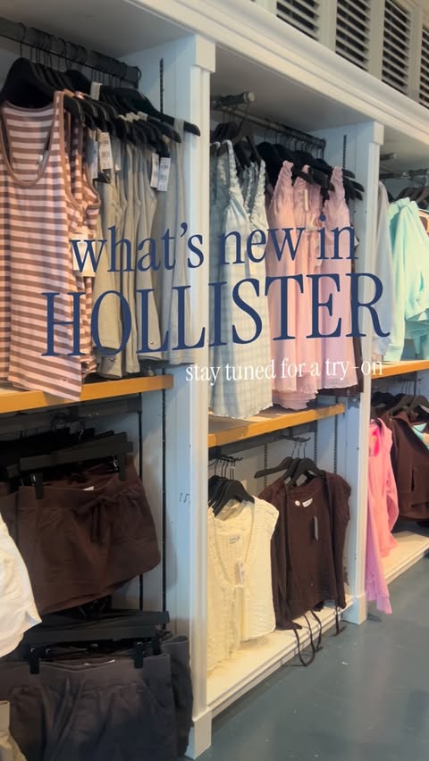 Instagram post by @lilyofthevalley081 for hollister. Caption reads: #HollisterPartner So many new spring and summer....