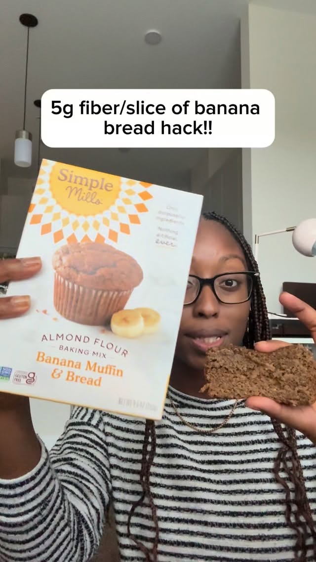 Instagram post by @healthyshyla for Simple Mills. Caption reads: The Simple Mills baking mixes are a hack!! 😍More....