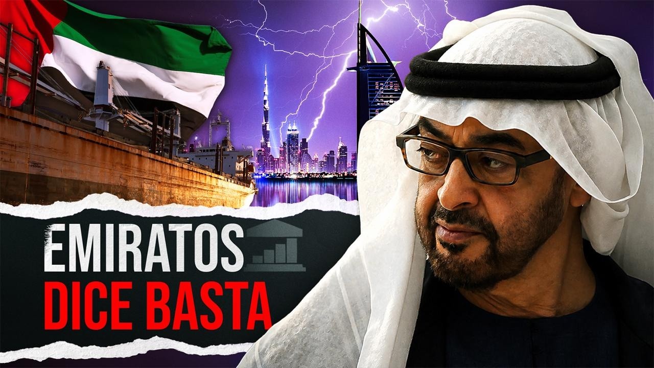 YouTube post by @VisualPolitik for TM Trade. Caption reads: UAE BREAKS OPEC: The BLOW that could sink the oil....