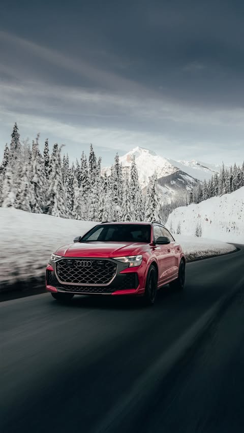 Instagram post by @alenpalander for Audi. Caption reads: [...] even when the conditions push back.....