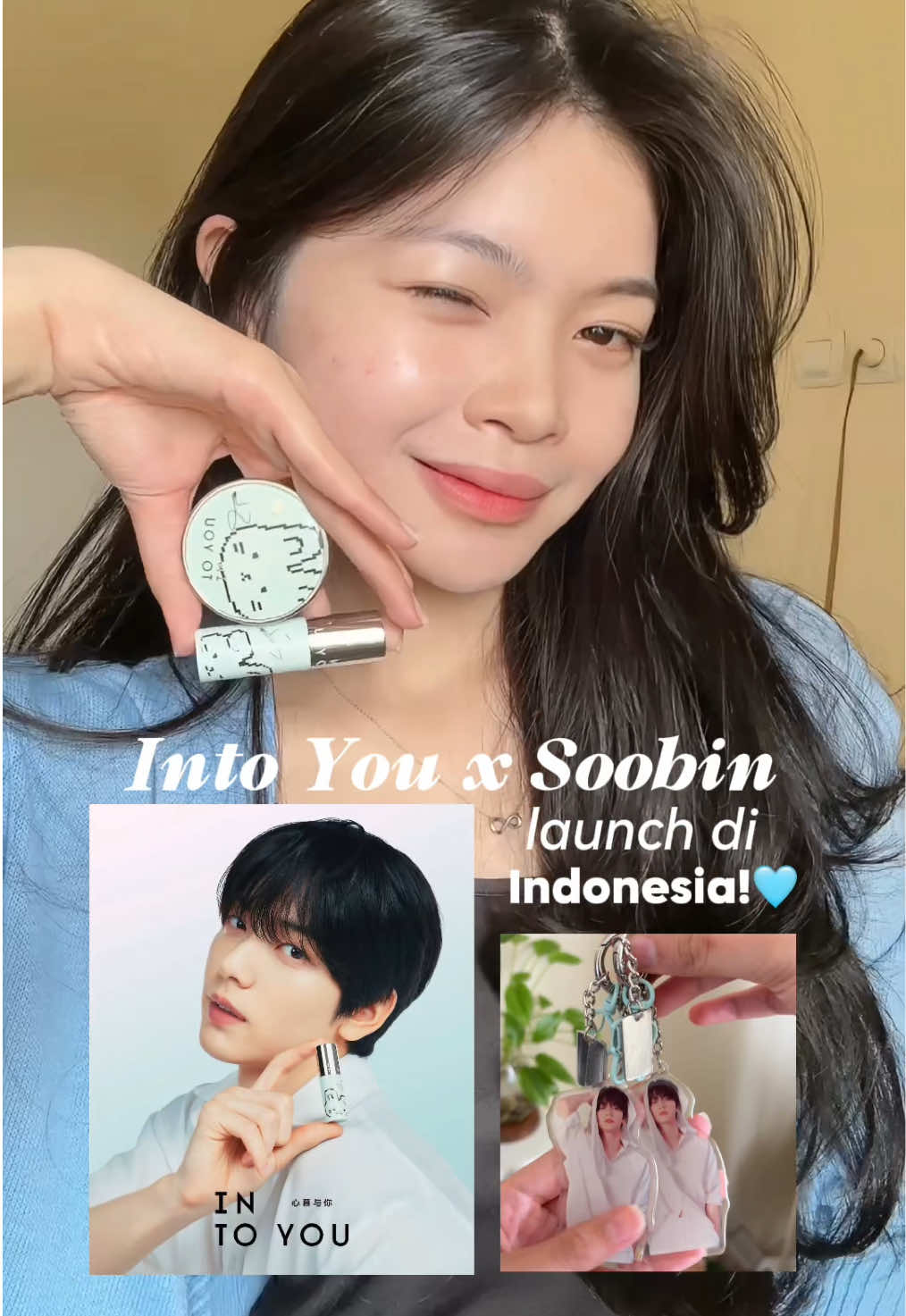 TikTok post by @ngeeell_ for INTO YOU. Caption reads: akhirnyaaa masukk juga disiniii @INTOYOU ID x....