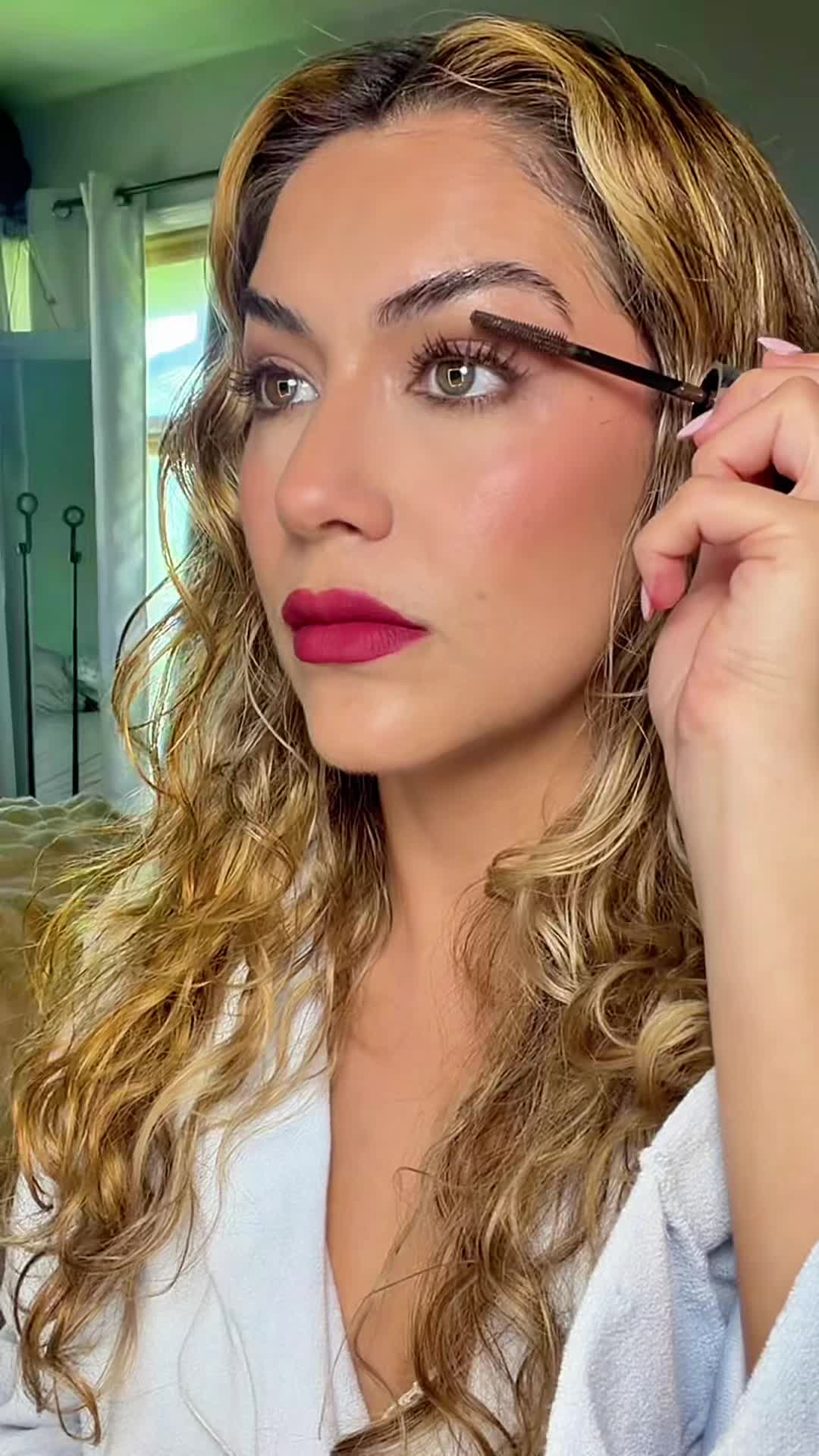 TikTok post by @almitaiv for uCoolMe Lashes. Caption reads: these @UCoolMeLashes spider tubing mascara is....