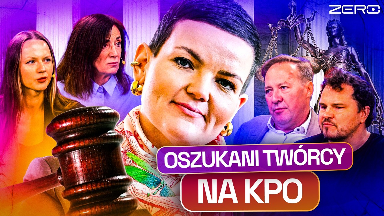 YouTube post by @KanalZeroPL for XTB. Caption reads: FUNDS FOR THE CHOSEN ONES. COURT RULINGS AND....