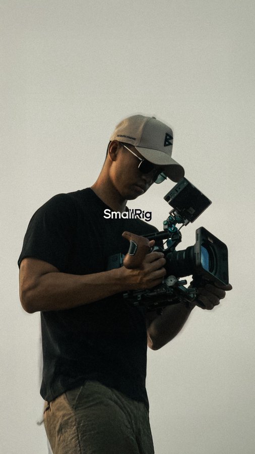 Instagram post by @briancchiu for SmallRig. Caption reads: @smallrig.global IMAGEGRIP where design meets....