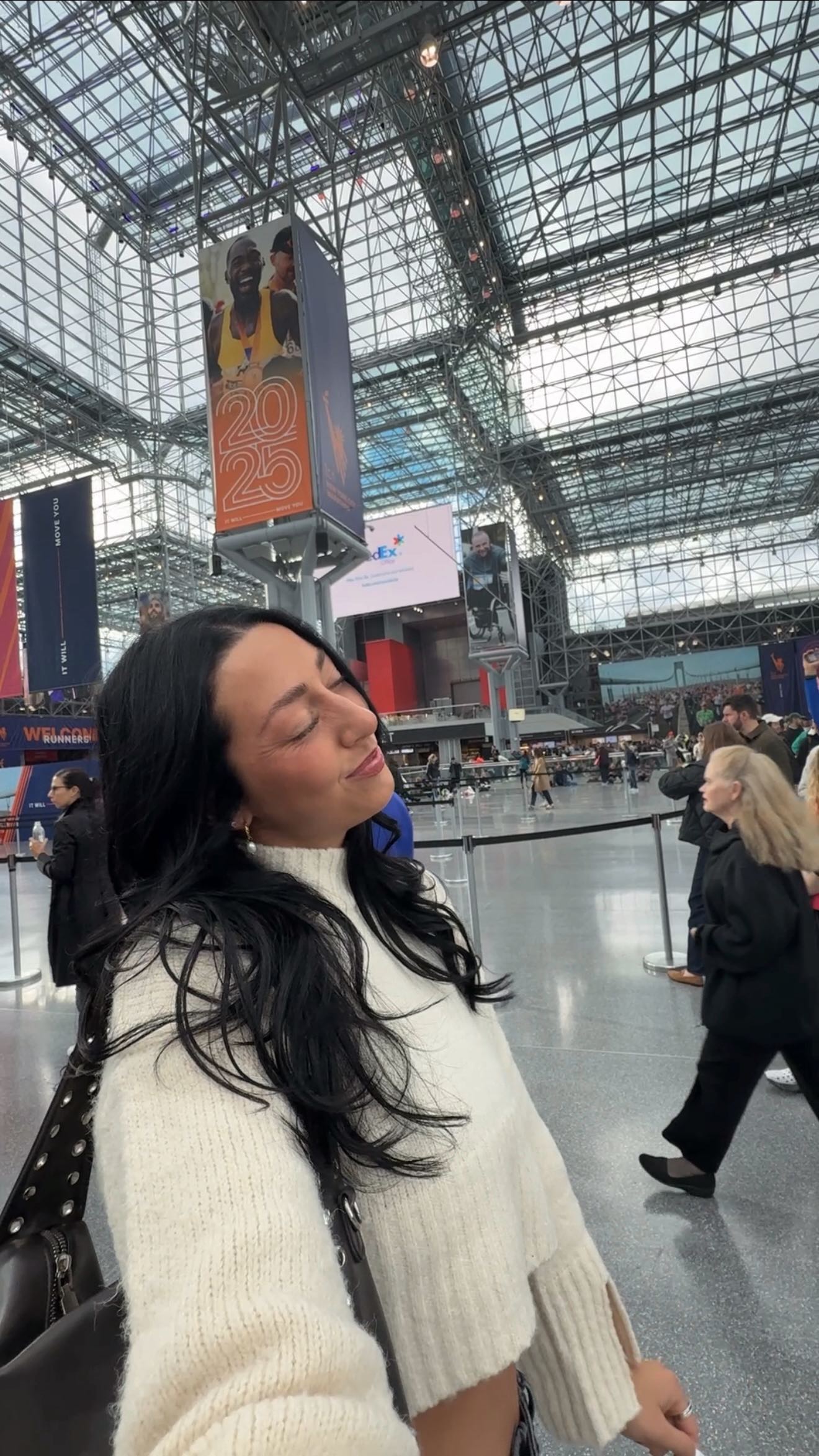 Instagram post by @caro_manning for TAG Heuer. Caption reads: [...] to be running the @nycmarathon with....