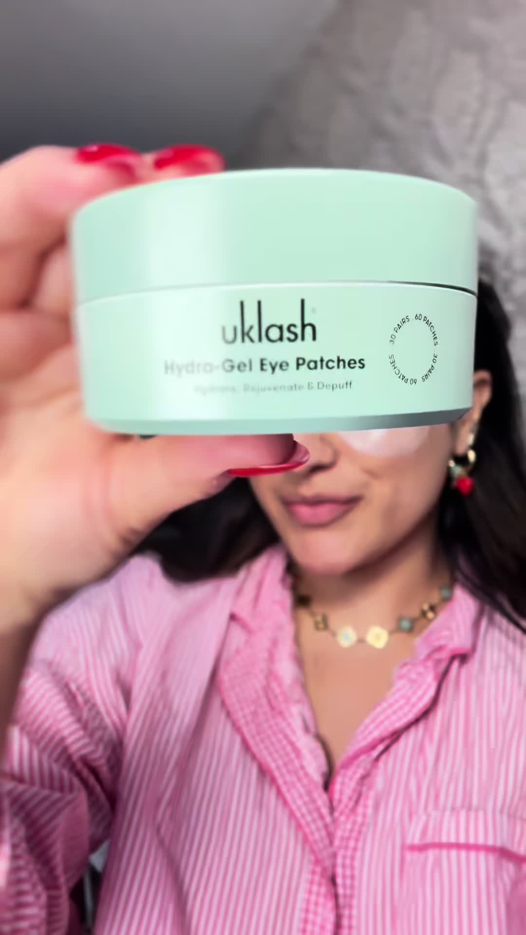 TikTok post by @afshaology for ISOCLEAN. Caption reads: “Evening self-care done right ✨ From @UKLASH eye....
