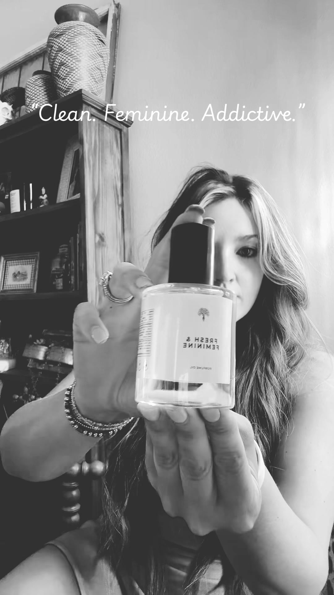 TikTok post by @kwatson423 for Eternal Perfume Oils. Caption reads: [...] #beautyfinds #perfumelover @Eternal Perfume....