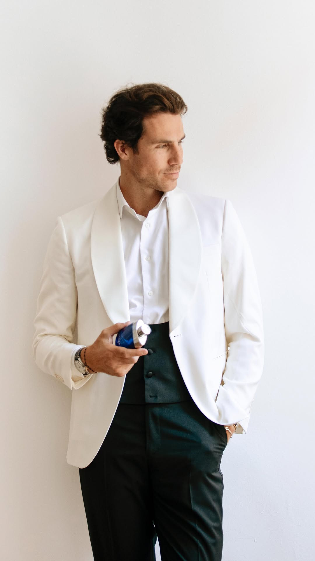 Instagram post by @beltranlozano for Montblanc. Caption reads: @montblanc Legend Blue always by my side....
