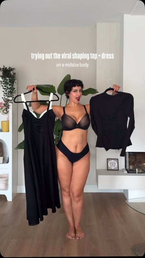 Instagram post by @x.imanexx for TA3. Caption reads: [...] not even wearing shapewear. i’m OBSESSED.....