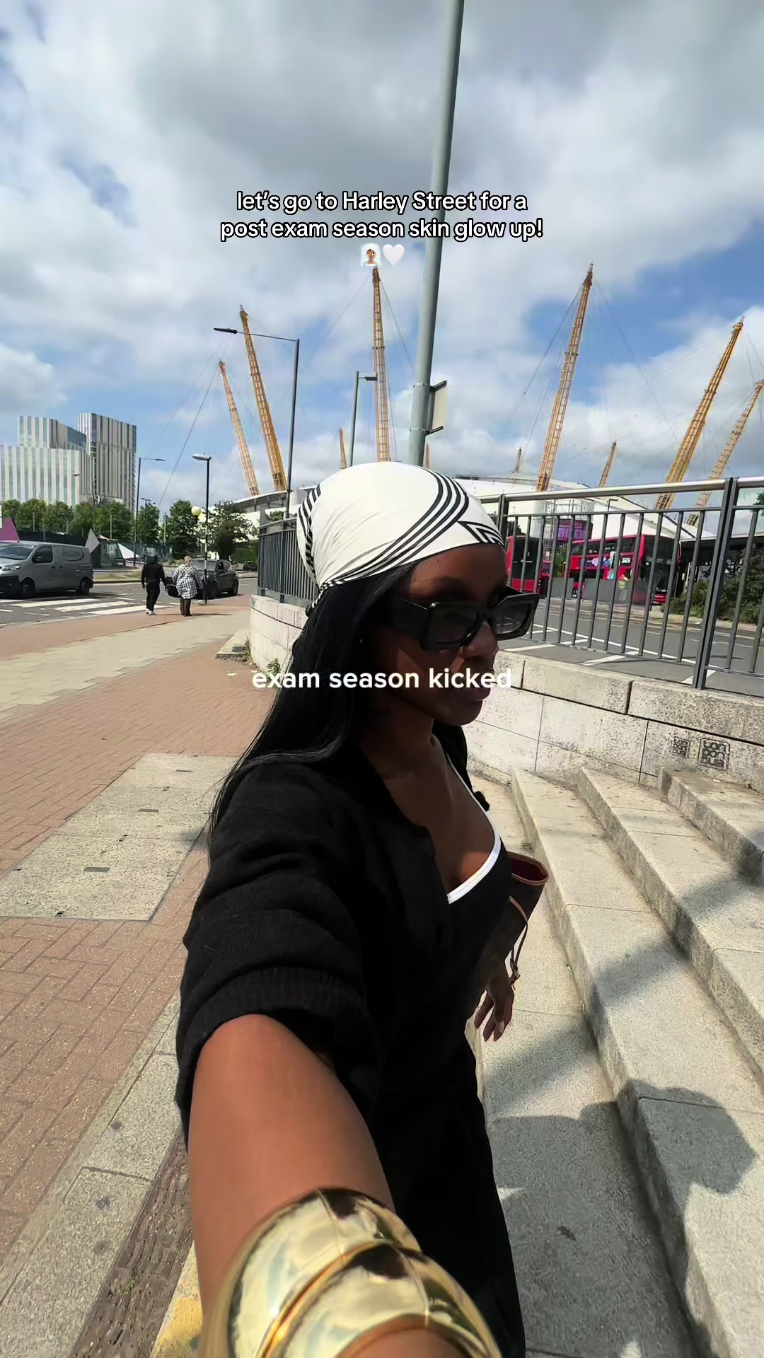 TikTok post by @ritaflora_ for EC Clinic London. Caption reads: I thought my skin would be perfect by now but @EC....