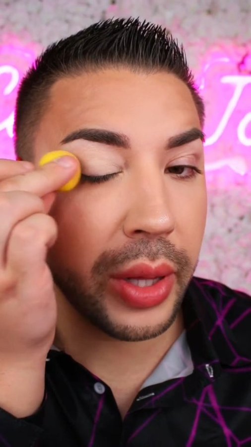 Instagram post by @codyjayartistry for Gerard Cosmetics. Caption reads: Eyeshadow bases. Are they really necessary? Do....