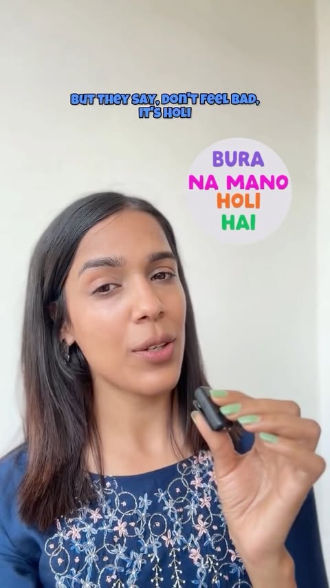 Instagram post by @rpragyabais for Bepanthen. Caption reads: [...] rahengi, meri damaged skin nahi.....