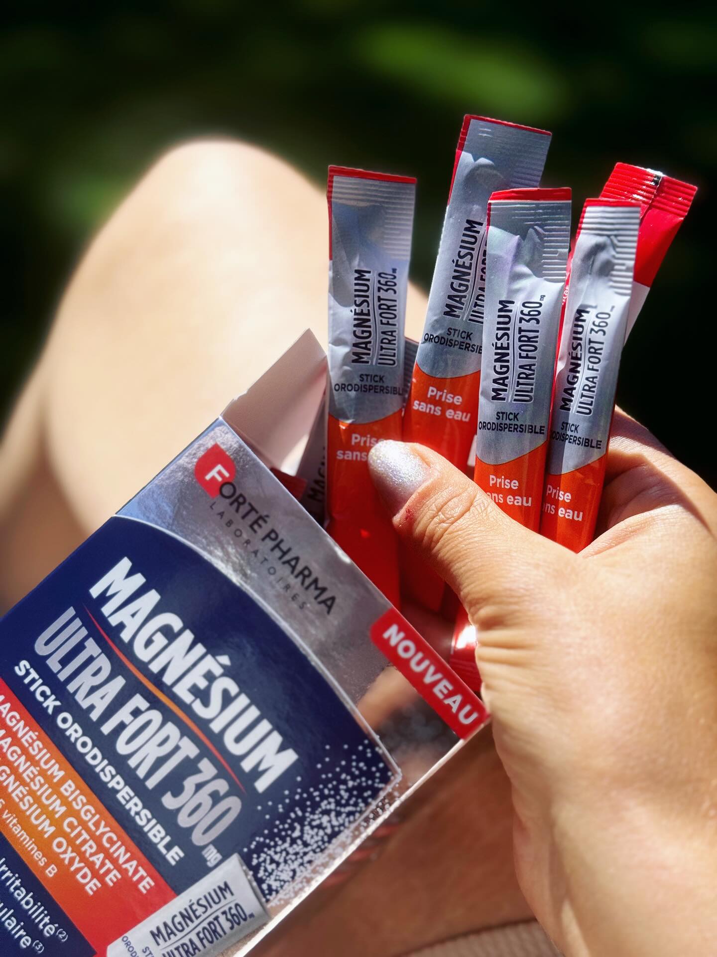 Instagram post by @mumlife_enjoy for Influenster. Caption reads: 💪 @fortepharmafrance 💪

💡 Fatigue,....
