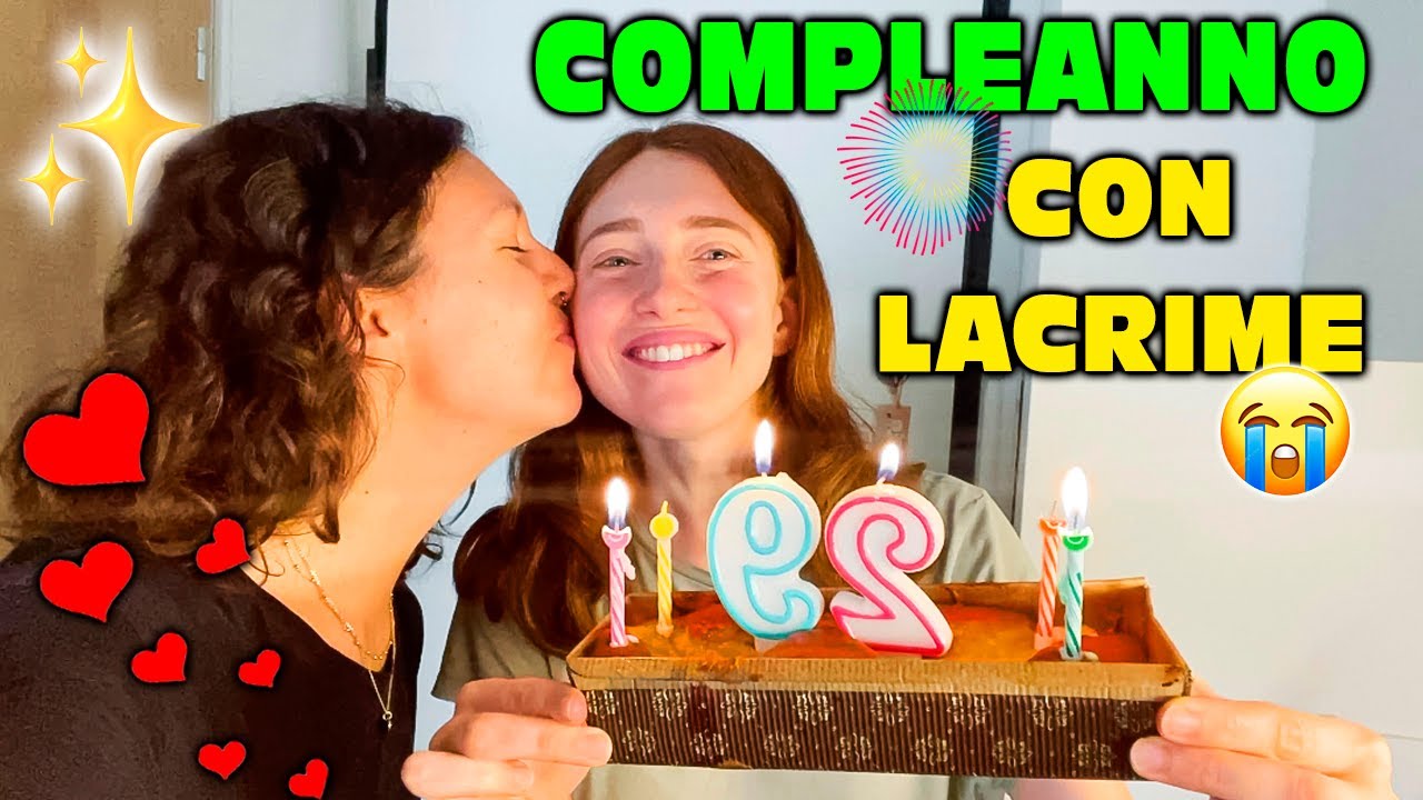 YouTube post by @LucreziaeChiara for everdrop. Caption reads: LUCREZIA'S BIRTHDAY IS A LITTLE MELANCHOLY 😖....