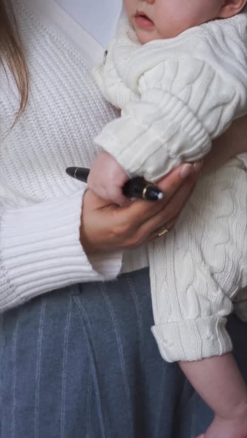 Instagram post by @annawntr for Montblanc. Caption reads: [...] Slowly, by hand. Something to keep....