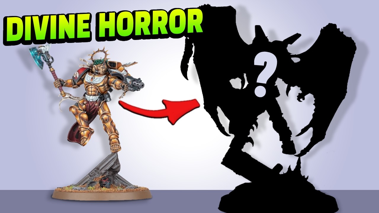 YouTube post by @AnotherDayMiniatures for INTO THE AM. Caption reads: [...] a half Tyranid Genestealer. Thank you INTO....
