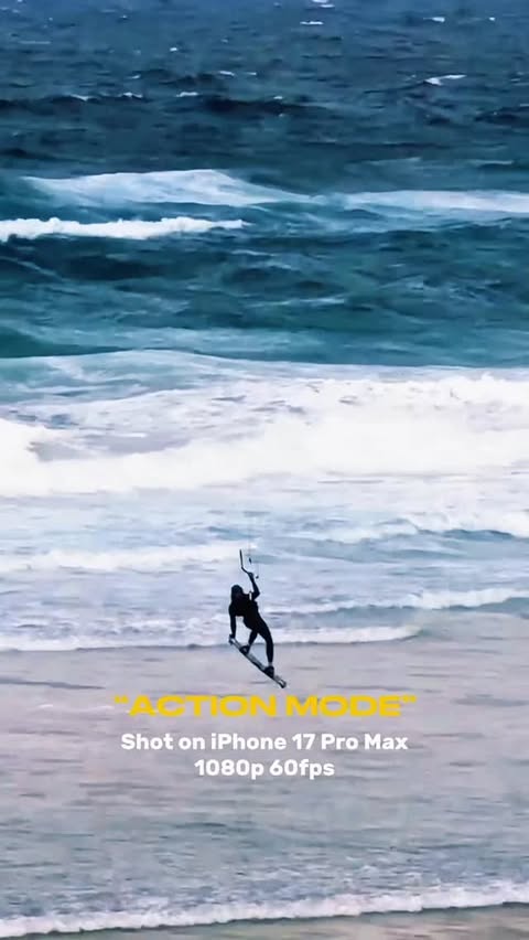 Instagram post by @aazmeeriskndr for AirAsia MOVE. Caption reads: The 8X iPhone17 Pro Max Action Mode is crazyyy 📍....
