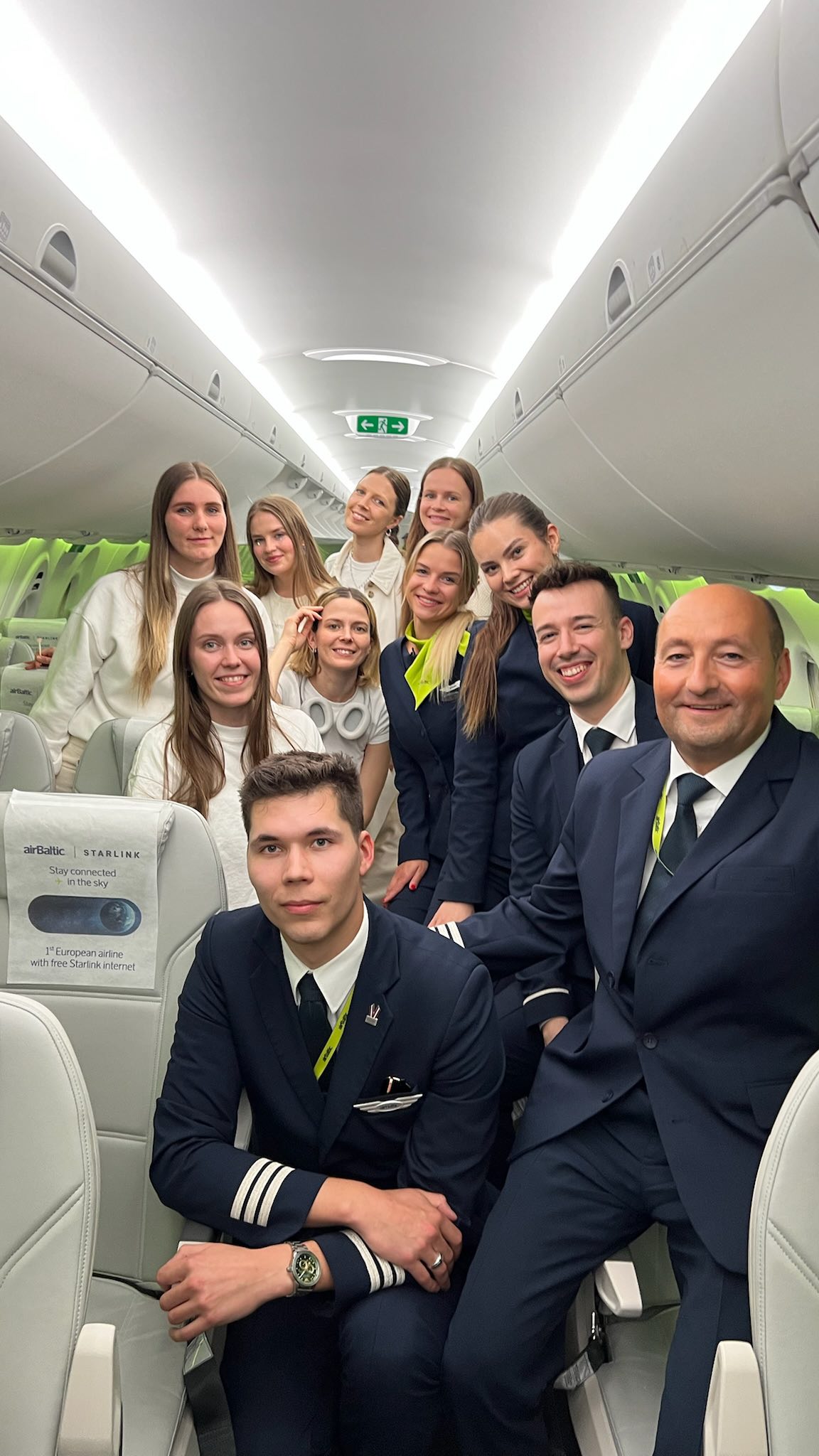 Instagram post by @tautumeitas for airBaltic. Caption reads: Even fairies need a fairy godmother with steel....
