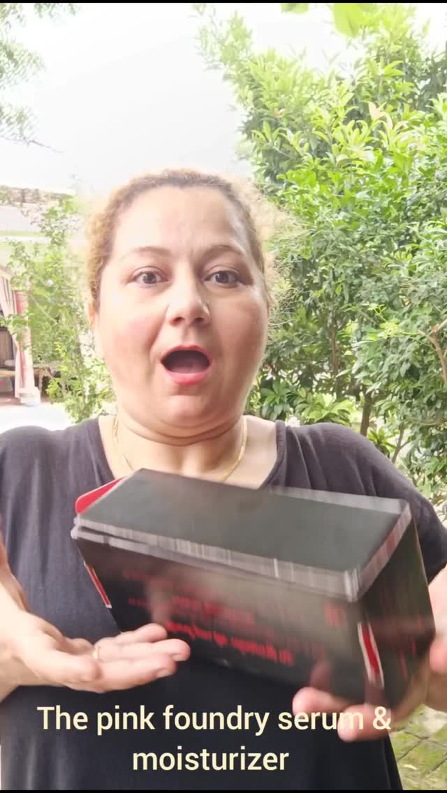 Instagram post by @fareha.9 for The Pink Foundry. Caption reads: My skin feels too glowing,soft and new ,after....