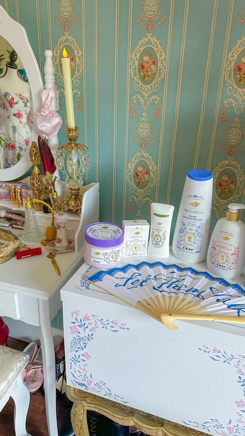 Instagram post by @travelmomoirs for JessaKae. Caption reads: This one is going to be the talk of the ton 🪭🕯️....