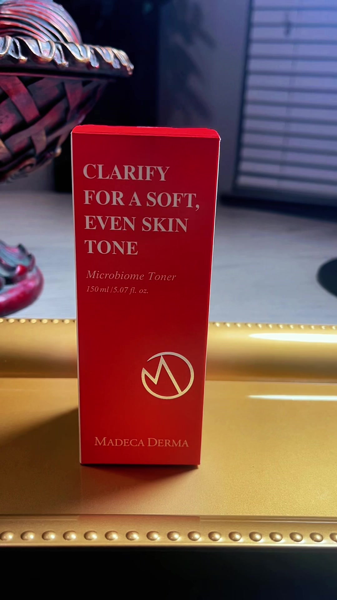 TikTok post by @anyanmorgan for Madeca Derma. Caption reads: Start your skincare routine with the Madeca Derma....