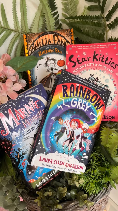 Instagram post by @amummyandherbeautifulgirls for Farshore Books. Caption reads: [...] we have really enjoyed reading 🌈....