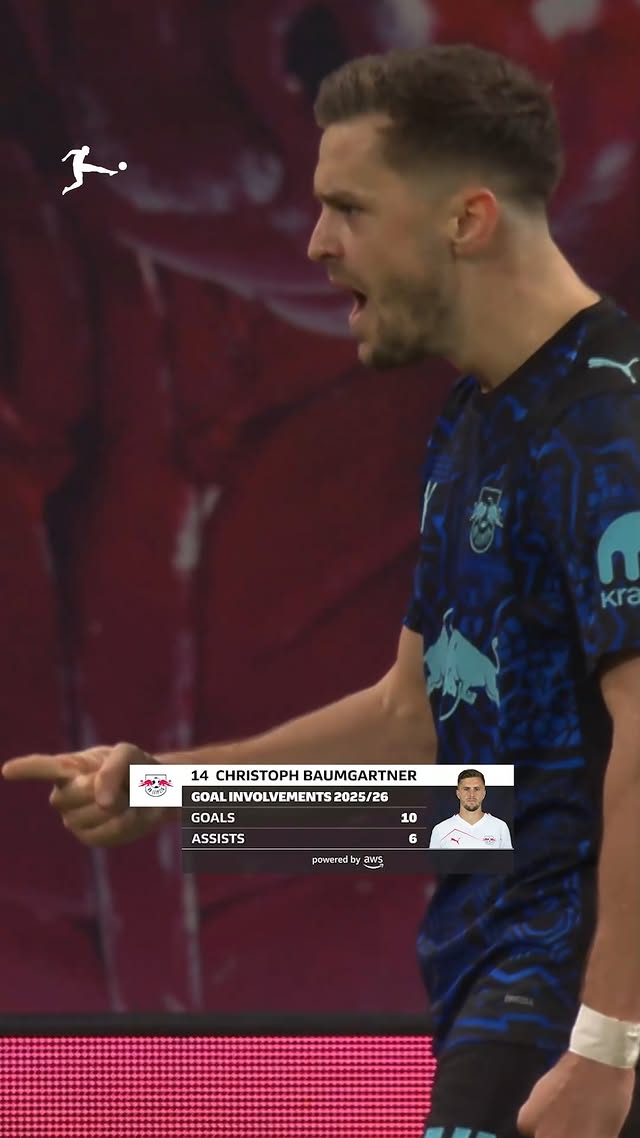 Instagram post by @bundesliga for Amazon Web Services. Caption reads: [...] with #BundesligaMatchFacts by....