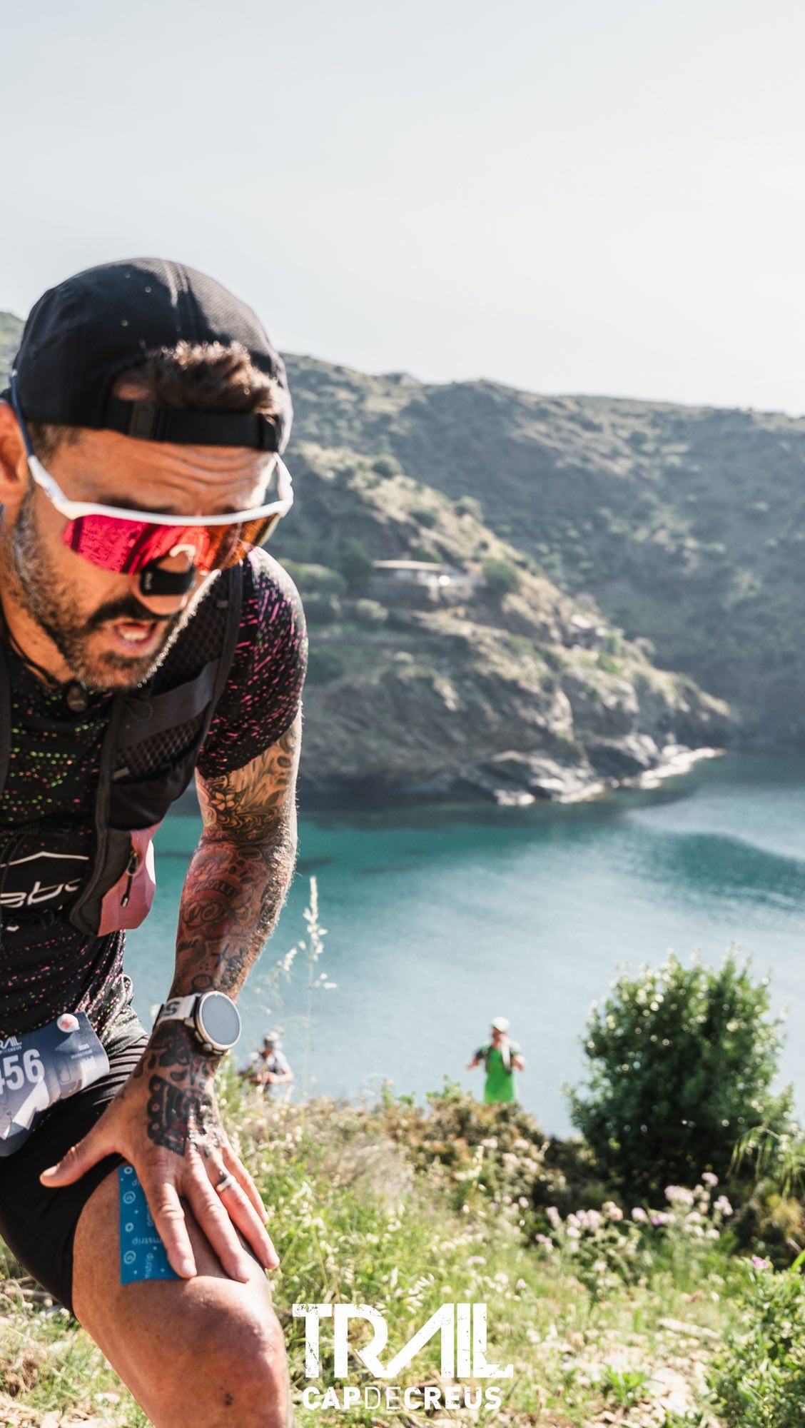Instagram post by @jordi_gamito for Merrell. Caption reads: Cap de Creus vibra, i en Jordi hi vola. Marató amb....