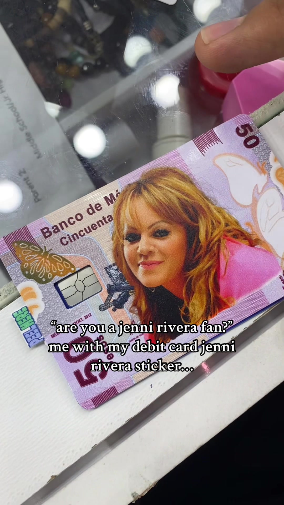 TikTok post by @mariosblue for Styled Cards. Caption reads: @Styled Cards #jennirivera #jenniriverasticker....