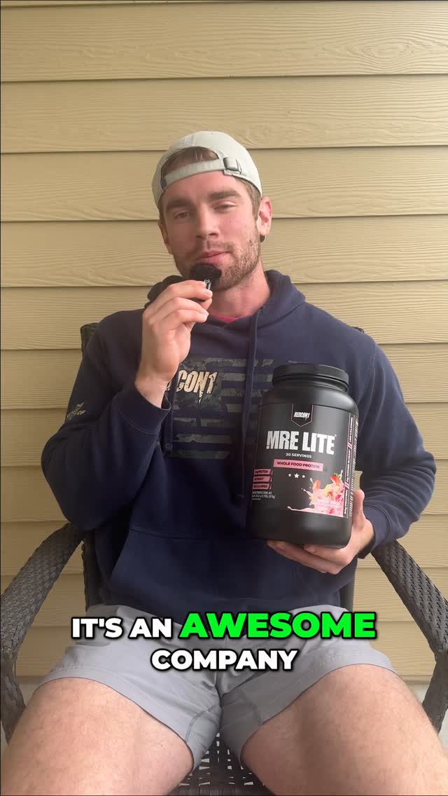 Instagram post by @vossmanfitness for REDCON1. Caption reads: [...] 💯 Super proud to be partnered with @redcon1....