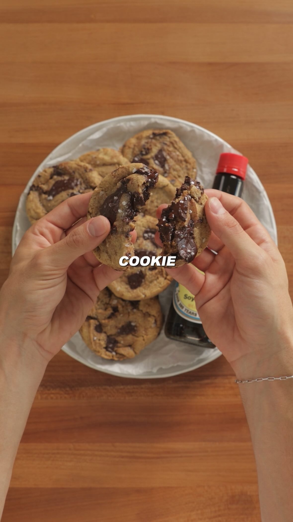 Instagram post by @louisgcooks for Kikkoman USA. Caption reads: You’ll never have cookies the same! Wait until you....