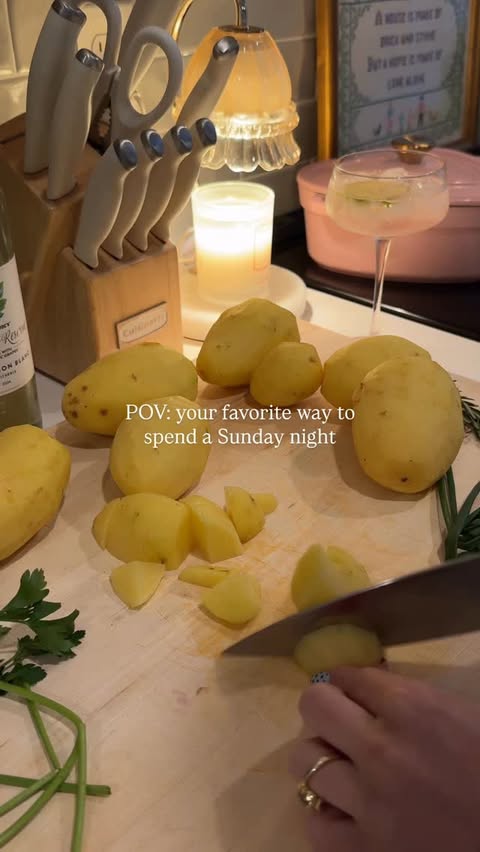 Instagram post by @thehealthyavo for Poppi. Caption reads: Potato and leek soup + a crisp @drinkpoppi … say....