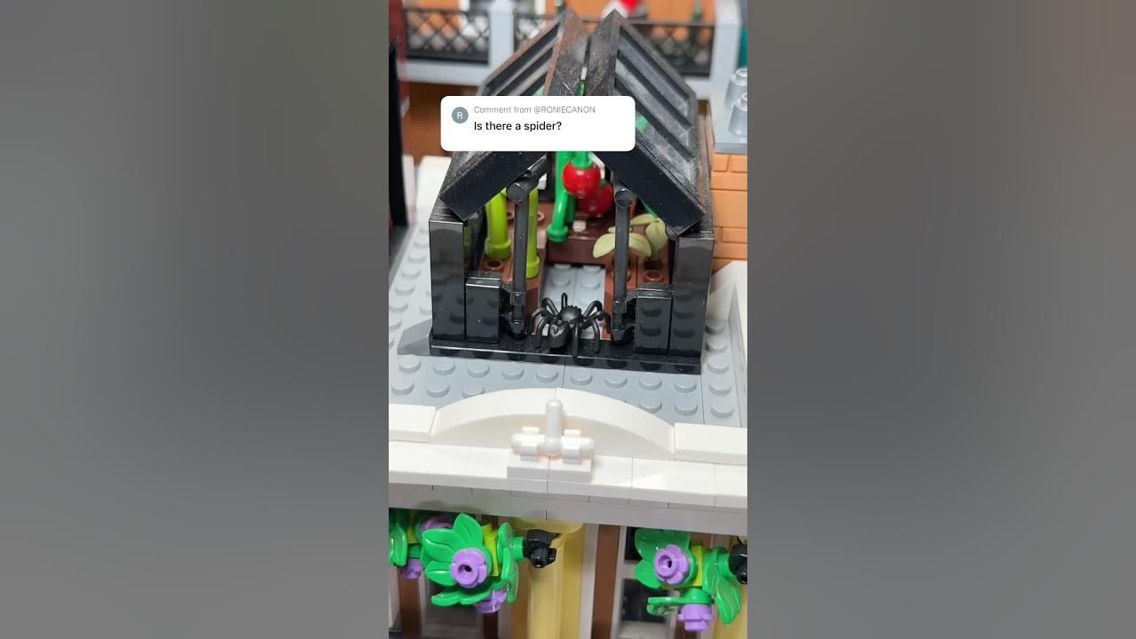 YouTube post by @Emmasaurus for LEGO. Caption reads: Weird Stuff In My LEGO City! (Part 102).