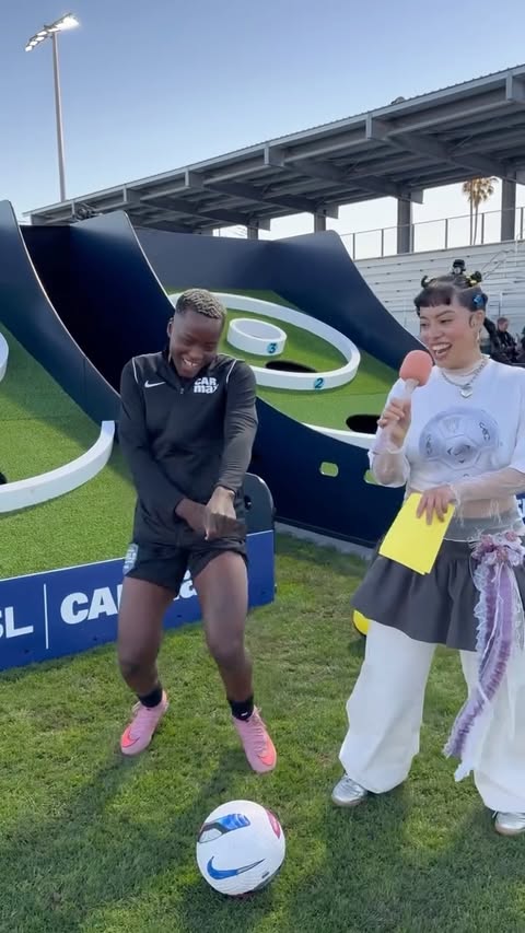 Instagram post by @khfreestyle for CarMax. Caption reads: [...] amazing athletes showcase their skills ....