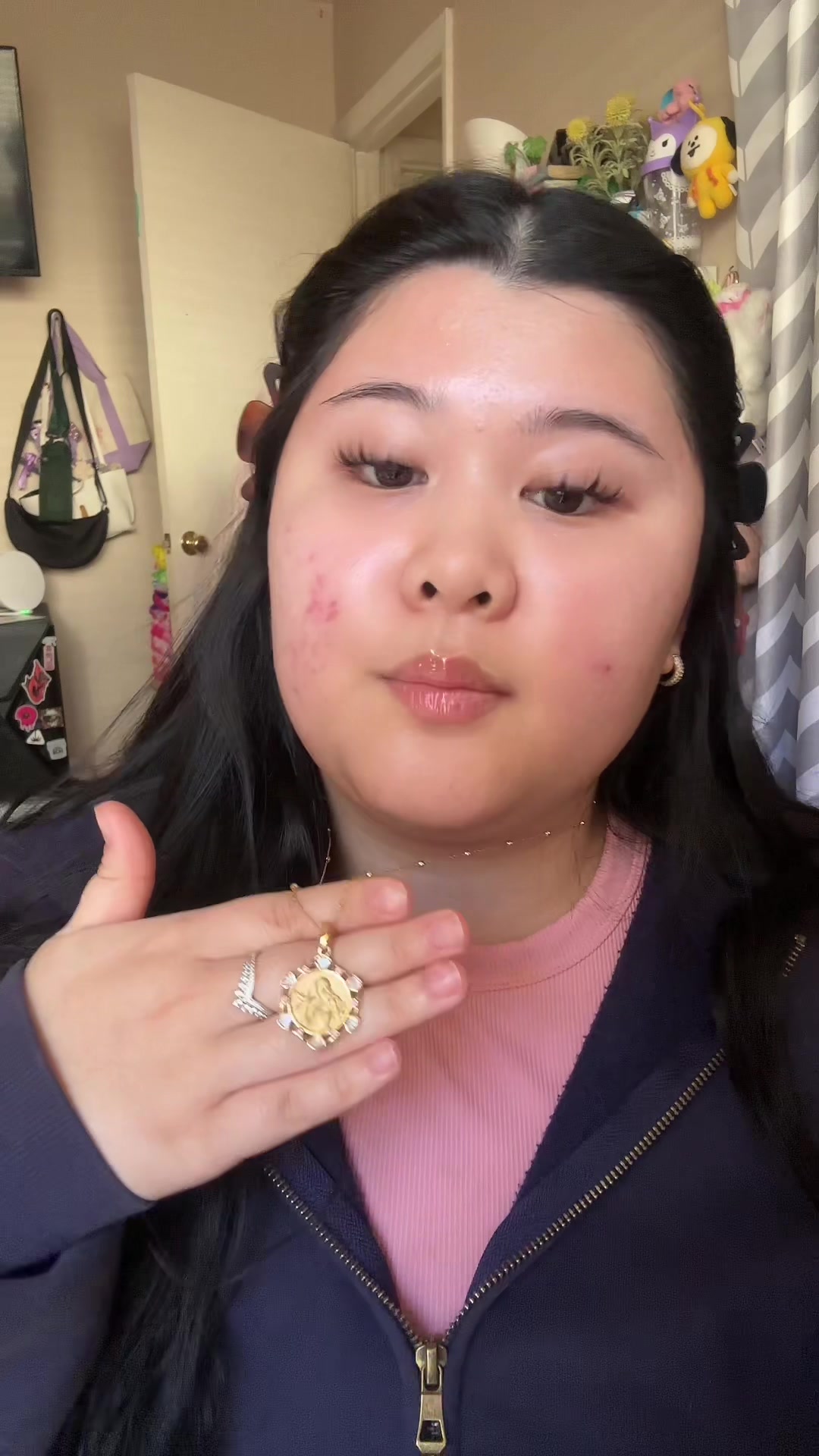 TikTok post by @annikaaleonaa for Vidawheel Jewelry. Caption reads: here’s the link for my necklace! 💕✨ @VidaWheel....