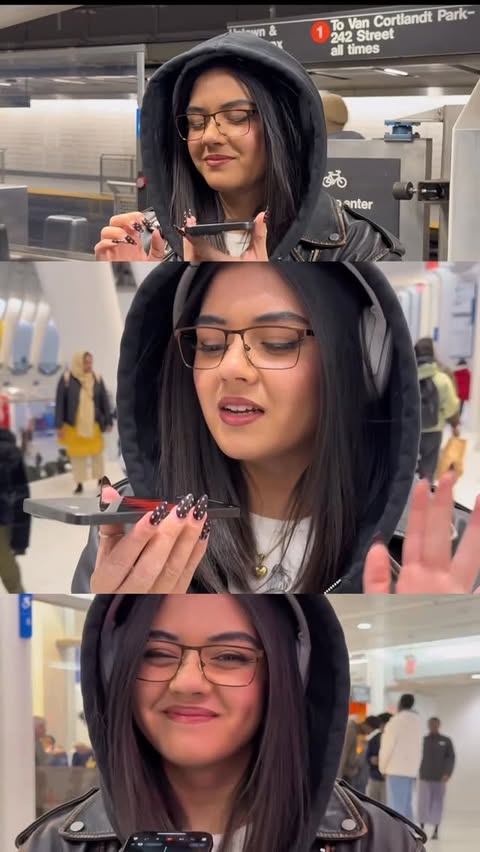 Instagram post by @ninaannnelson for BandLab. Caption reads: make music wherever you want with @bandlab :).