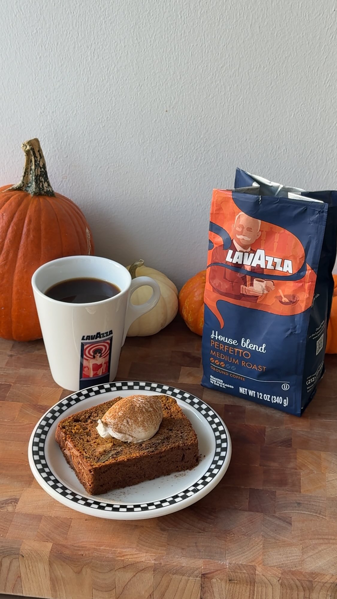 Instagram post by @foodjars for Lavazza USA. Caption reads: attempting to create lasting rituals around....