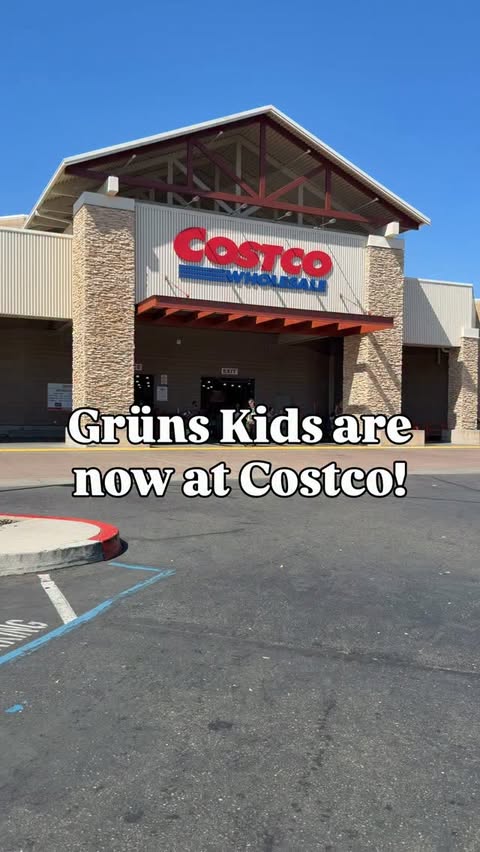 Instagram post by @costconewdeals for Grüns. Caption reads: #GrünsPartner Okay, I’m SO excited about this....