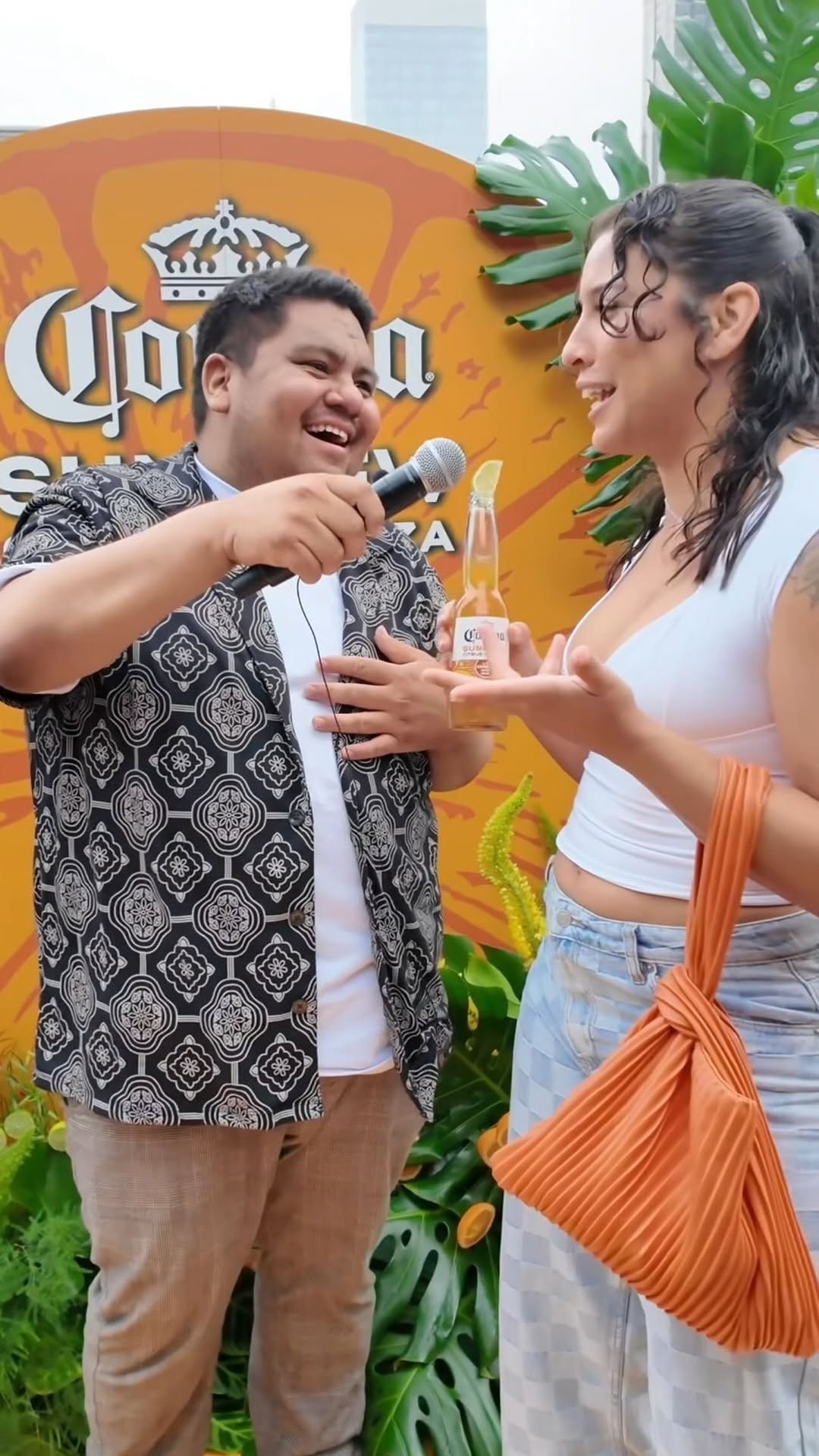 Instagram post by @leogonzall for Corona USA. Caption reads: #SunbrewPartner #For21+ I had an amazing time....