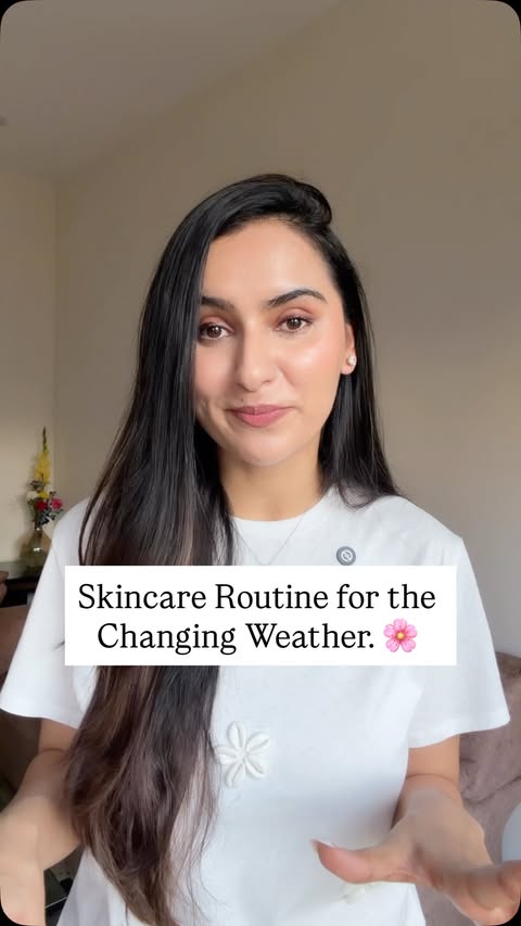 Instagram post by @skin_by_dr.shivangi for Herbalife. Caption reads: 📌 Weather change = skin confusion. Sudden....