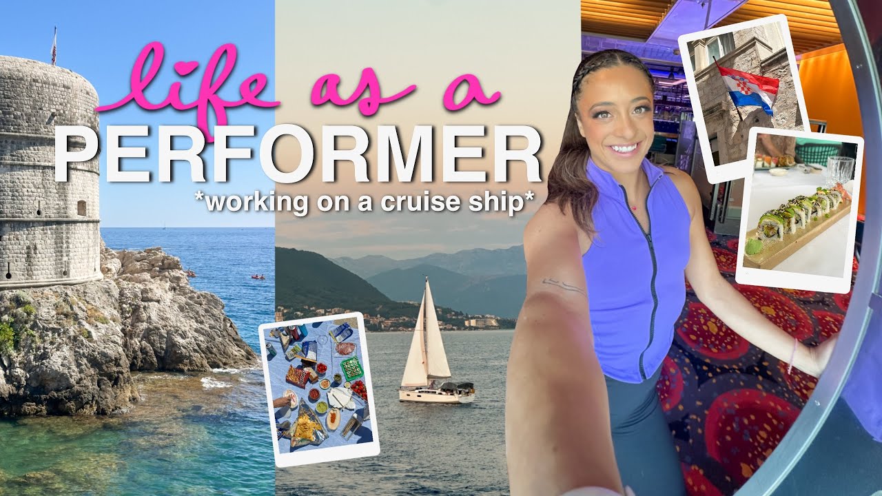 YouTube post by @jbauth for Poshmark. Caption reads: DAYS IN MY LIFE WORKING ON A CRUISE🛳️✨picnic at....