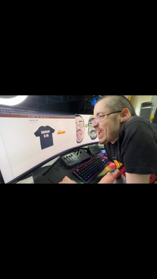 Instagram post by @rickyberwick for Sticker Mule. Caption reads: another dumb #verified badge • #ad.