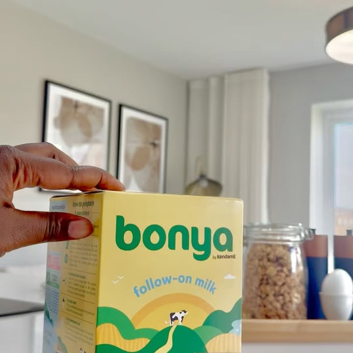 Instagram post by @houseofackah for Parents. Caption reads: AD | 
We’re so excited to be trying @bonyamilk....