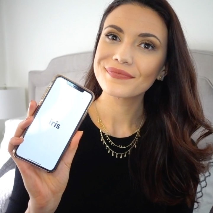 Instagram post by @mindfullymarisa for Obviously. Caption reads: I am excited to be partnering with Iris Dating and....