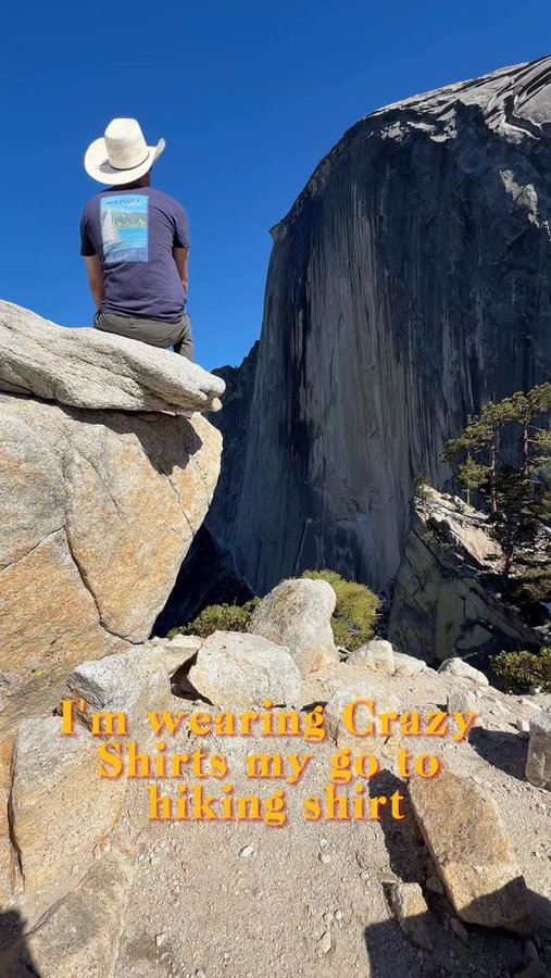 Instagram post by @wildcowboyrob for Crazy Shirts. Caption reads: The Diving Board is one of my favorite spots in....